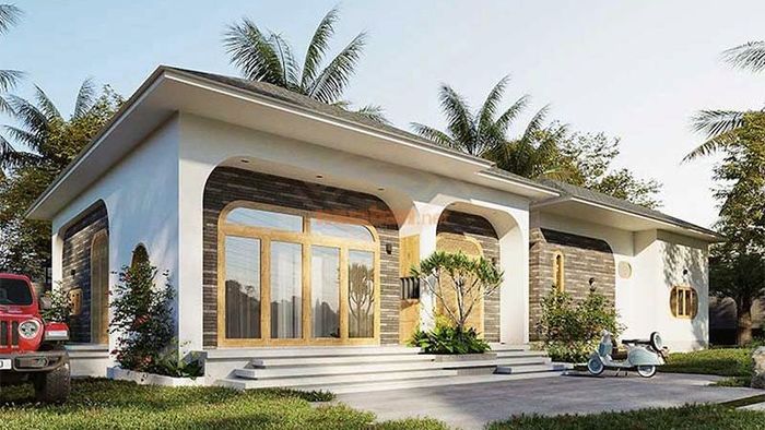Mẫu nhà cấp 4 3 phòng ngủ cho khu vực nông thôn