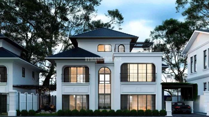 Mẫu thiết kế biệt thự tân cổ điển 3 tầng - Mẫu số 1