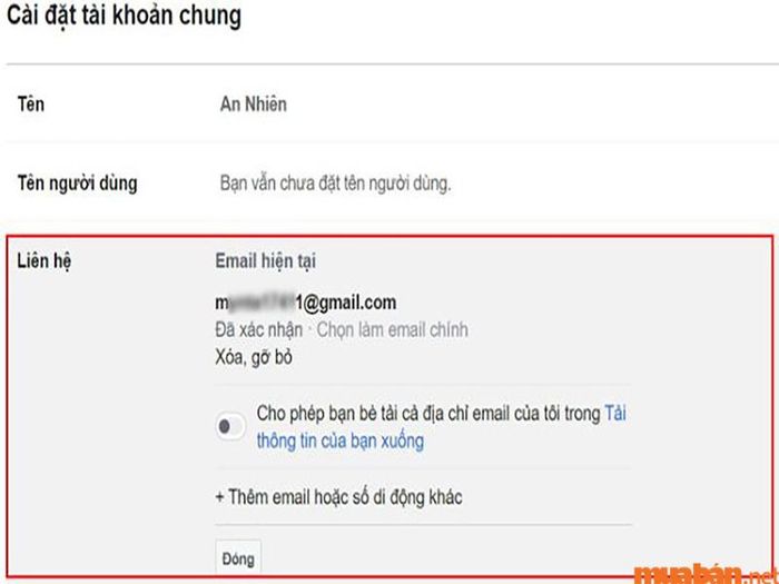 khôi phục email