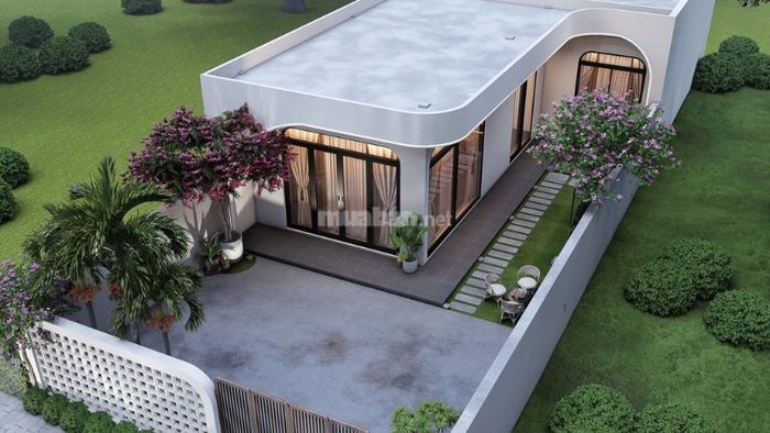 Nhà cấp 4 mái bằng hình chữ L
