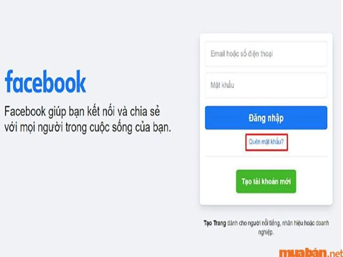 Cách tạo mật khẩu mới cho Facebook