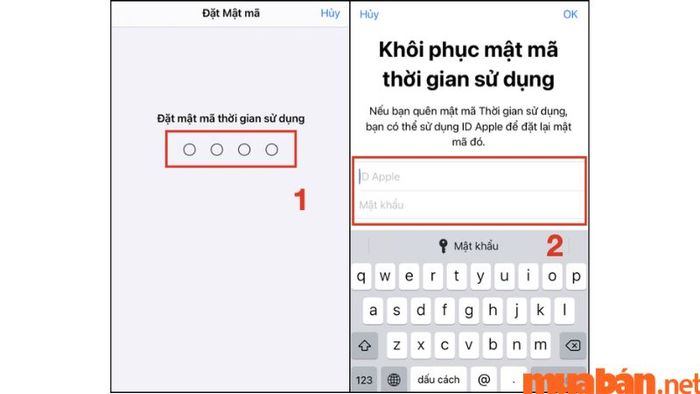 Hướng dẫn đặt mật khẩu cho ứng dụng trên điện thoại iPhone - Bước 3.