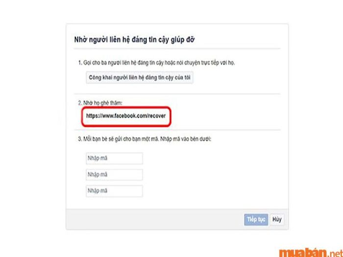 truy cập vào Facebook