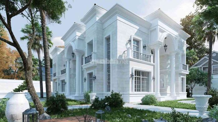 Mẫu biệt thự sân vườn tân cổ điển - Mẫu số 1