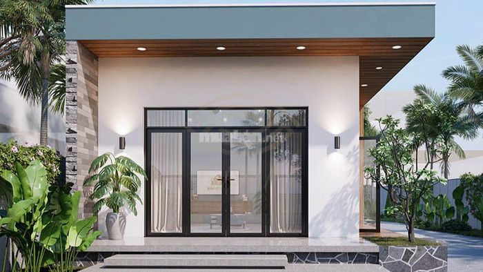 Nhà cấp 4 mái bằng với kích thước 5x20m