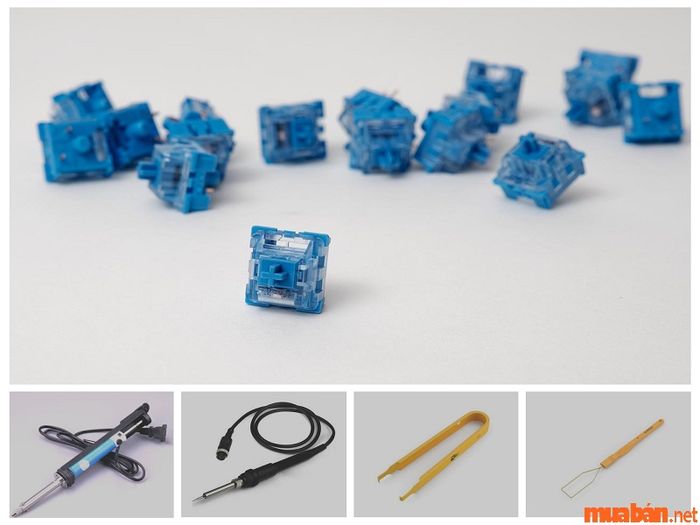 Dụng cụ cần thiết để thay switch bàn phím cơ