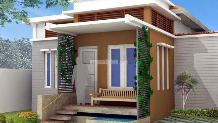 Nhà ống cấp 4 mái bằng