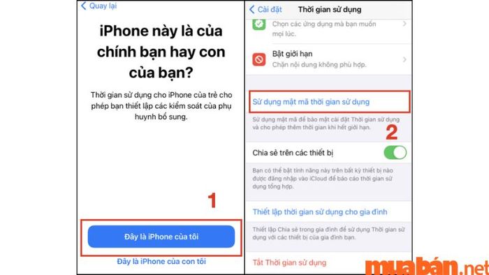 Hướng dẫn đặt mật khẩu cho ứng dụng trên điện thoại iPhone - Bước 2.