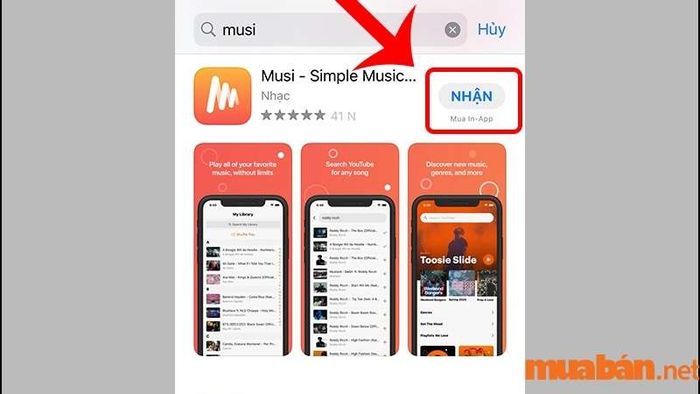 Ứng dụng Musi