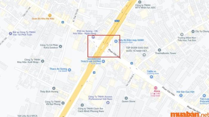 Cách di chuyển đến ngã tư Bà Điểm