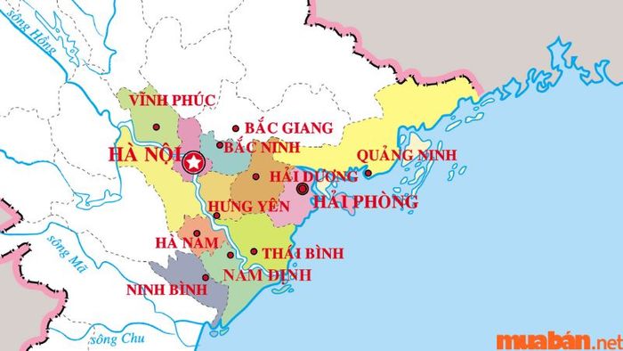 các tỉnh miền Bắc