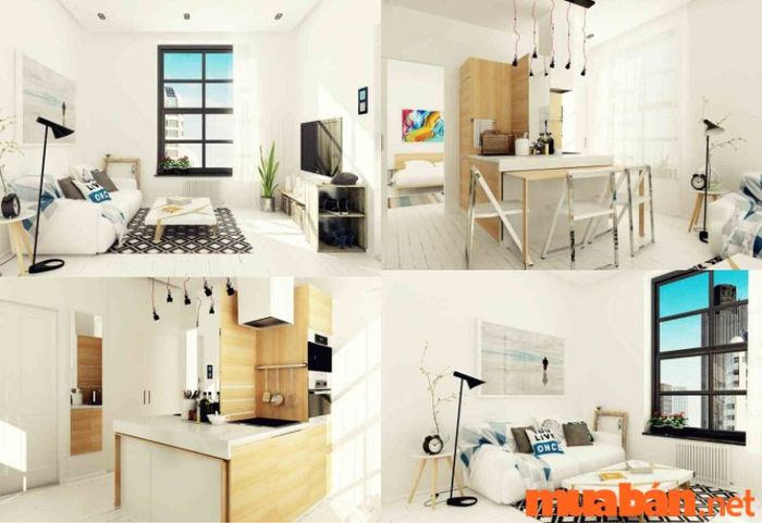 nhà 40m2 thiết kế tinh tế