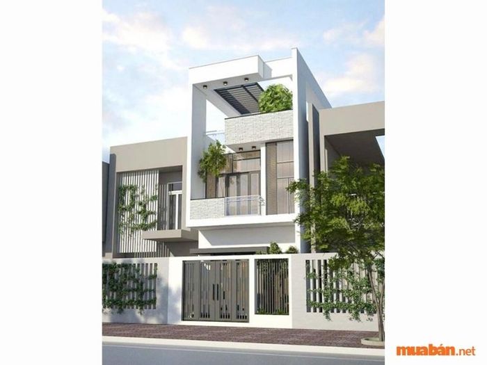 Mẫu Thiết Kế Nhà Phố 2 Tầng 1 Tum phiên bản 25