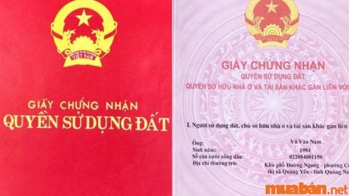 Giấy chứng nhận quyền sử dụng đất