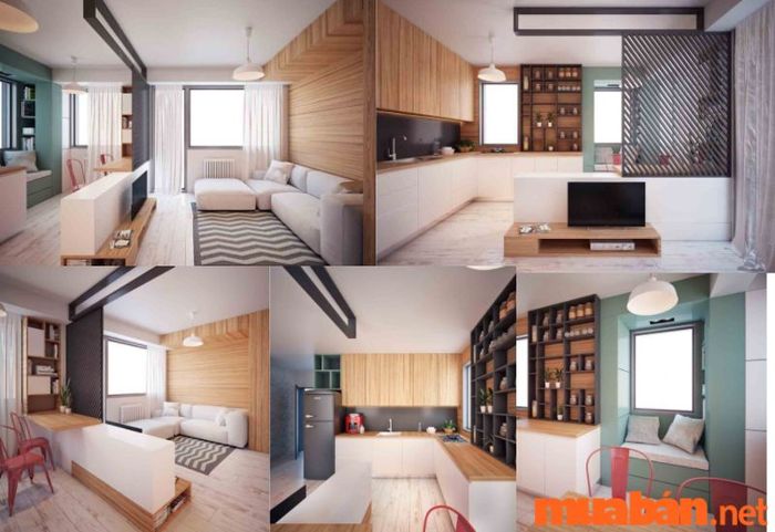 nhà 40m2 thiết kế tinh tế