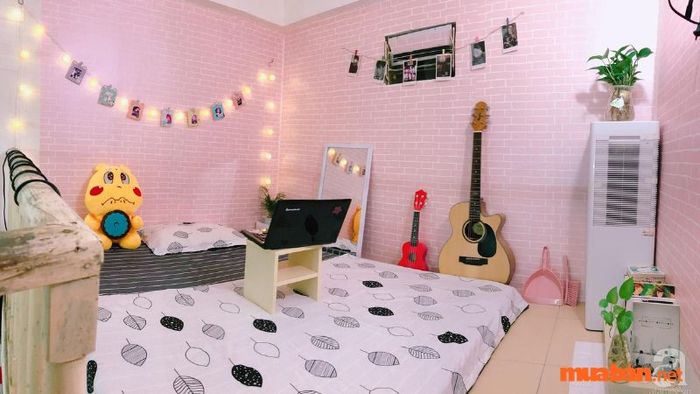 Mẫu phòng trọ 16m2 đáng yêu