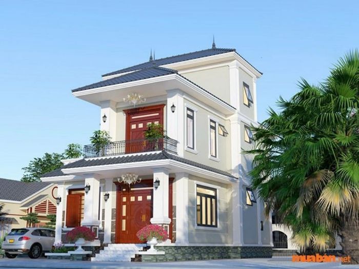 Mẫu Thiết Kế Nhà Phố 2 Tầng 1 Tum số 24