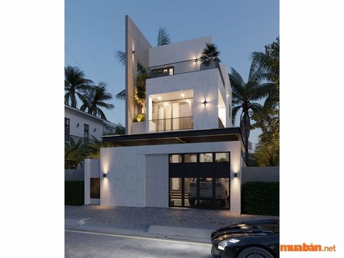 Mẫu Thiết Kế Nhà Phố 2 Tầng 1 Tum số 7