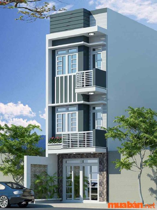 nhà 40m2 thiết kế tinh tế