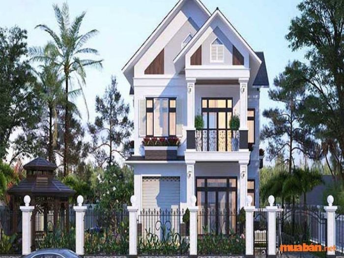 Mẫu Thiết Kế Nhà Phố 2 Tầng 1 Tum số 19