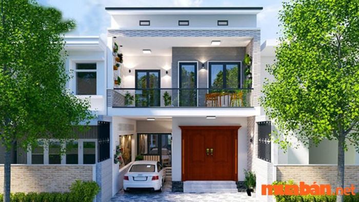 thiết kế nhà đẹp 40m2 tinh tế