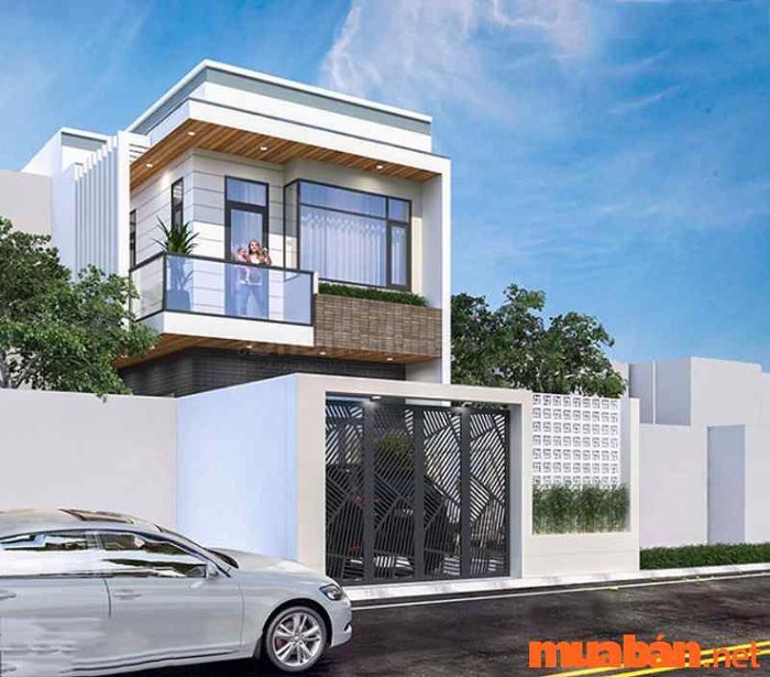 nhà 40m2 thiết kế tinh tế