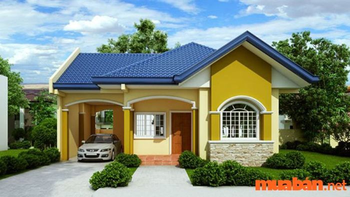 Thiết kế nhà phố theo kiểu mái