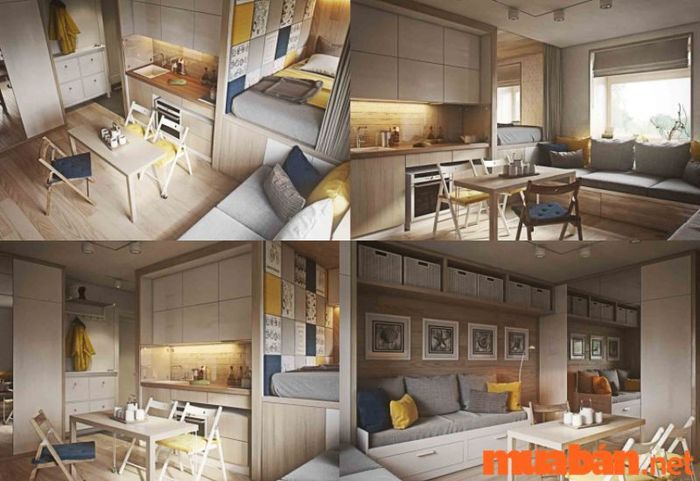 nhà 40m2 thiết kế tinh tế