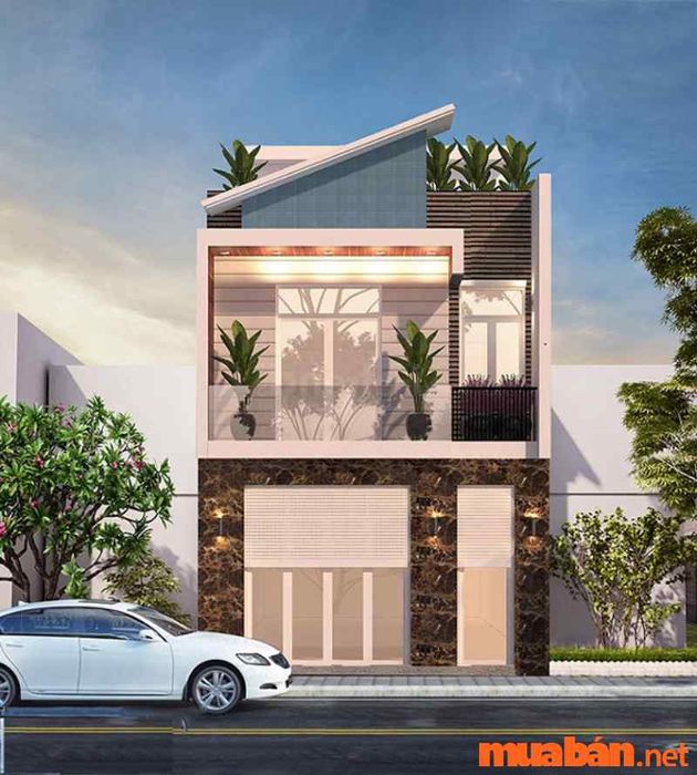 nhà 40m2 thiết kế tinh tế