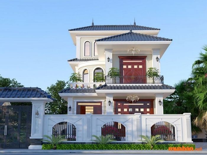 Mẫu Thiết Kế Nhà Phố 2 Tầng 1 Tum số 5