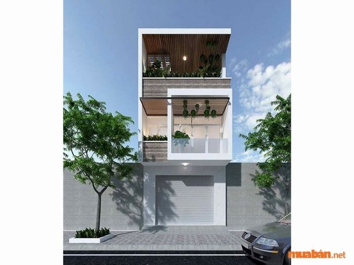 Mẫu Thiết Kế Nhà Phố 2 Tầng 1 Tum số 11