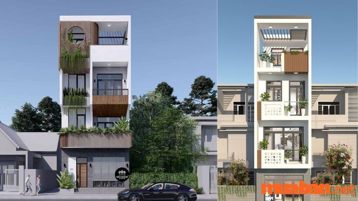 Mẫu nhà phố đẹp 4 tầng hiện đại