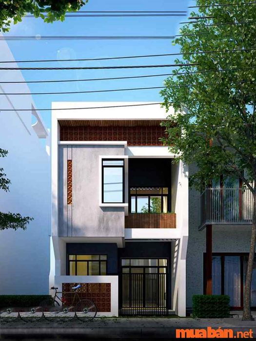 nhà 40m2 thiết kế tinh tế