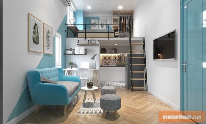 Thiết kế phòng trọ 15m2 đẹp