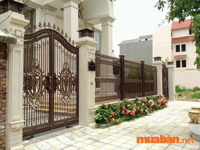 Kiểu dáng của hàng rào biệt thự