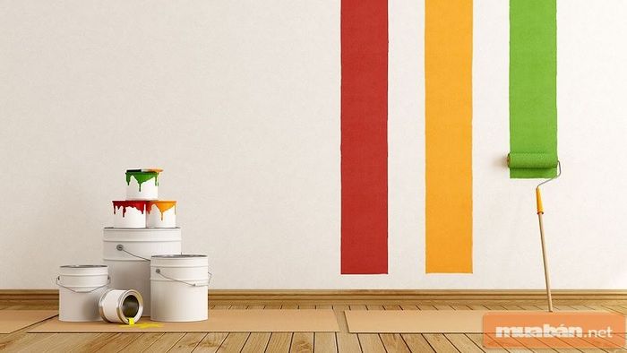 Sử dụng sơn để thiết kế phòng trọ 15m2 ấn tượng