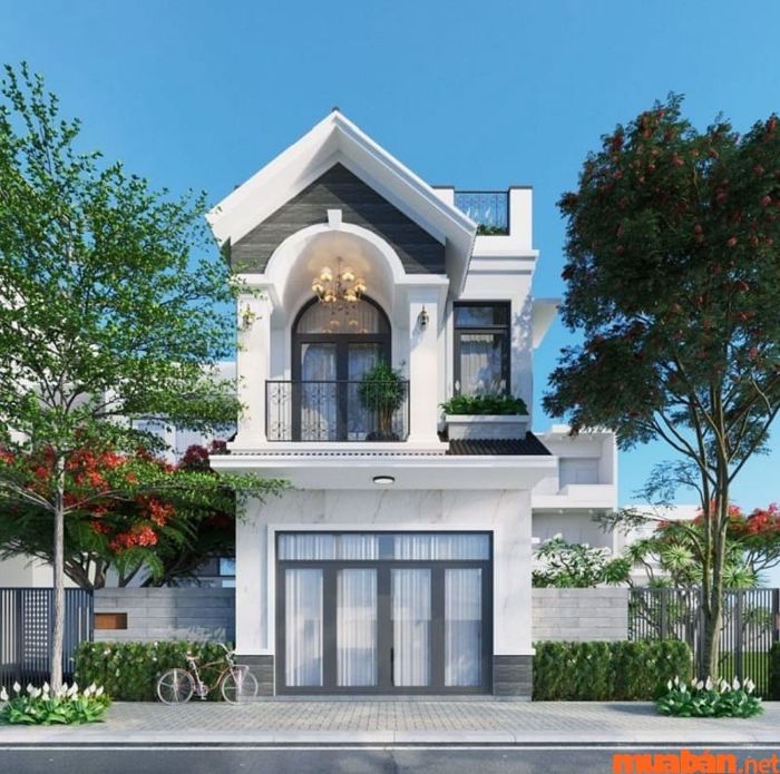 Mẫu nhà ống 2 tầng mái thái có giá phải chăng