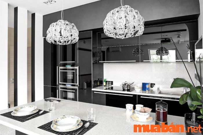 Một không gian bếp vô cùng sang trọng