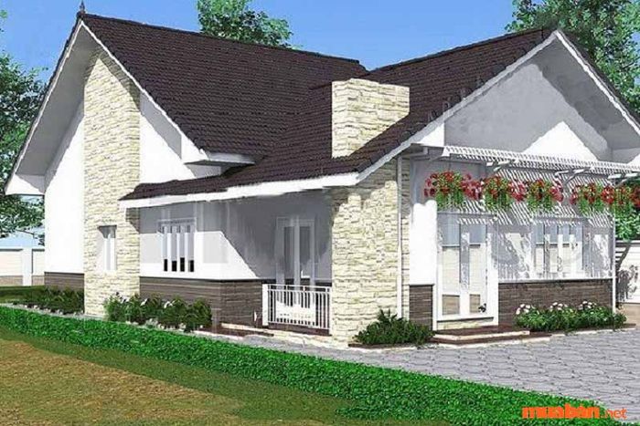 Nhà 100m2 có thể dễ dàng mang hình dáng biệt thự
