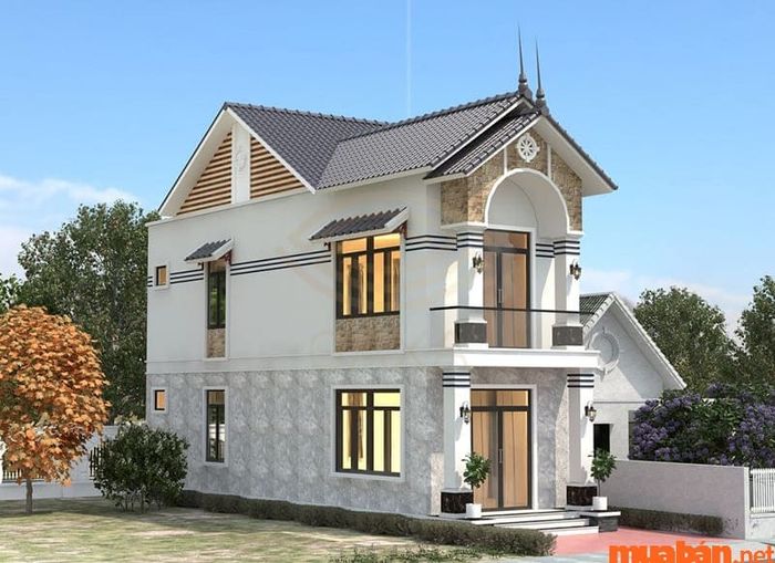 Nhà ống 2 tầng mái thái mặt tiền 5m mang những đặc điểm nổi bật riêng