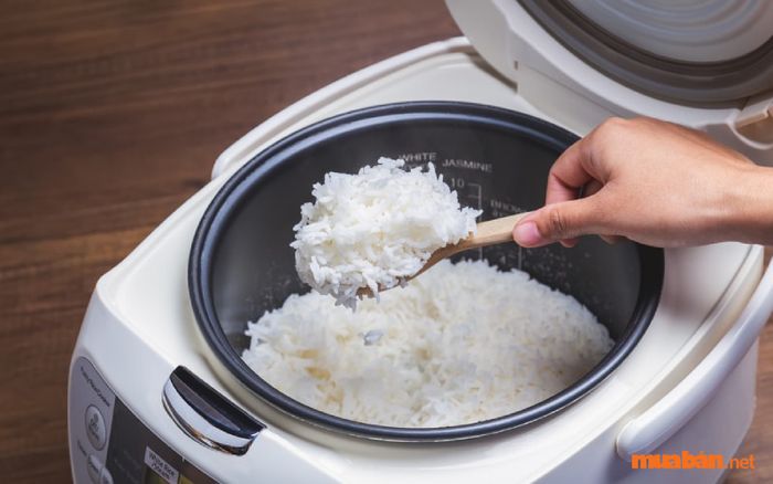 Nồi cơm là một trong những vật dụng cần thiết khi ở nhà trọ đối với các bạn sinh viên.