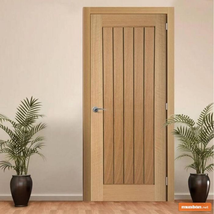 Cửa gỗ ép hiện nay không chỉ có chất lượng tốt mà còn có kiểu dáng đẹp mắt.