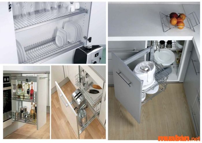 Có rất nhiều phụ kiện hiện đại giúp cho nhà bếp của bạn trở nên sang trọng và đẹp mắt hơn