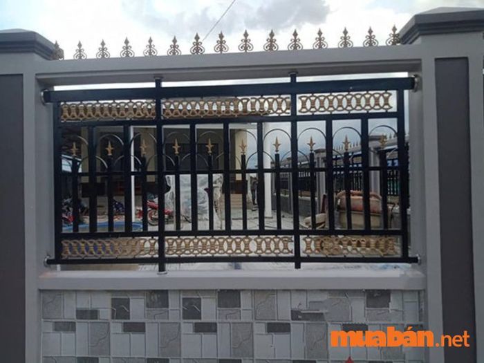 Hàng rào biệt thự bằng sắt