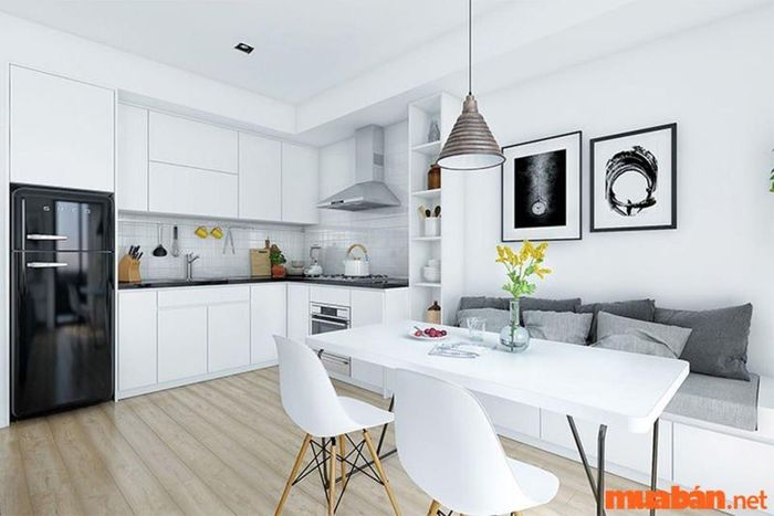 Việc lựa chọn màu sắc cho nhà bếp sao cho hài hòa là điều cực kỳ quan trọng