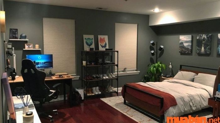 Trang trí phòng ngủ gaming theo phong cách hiện đại