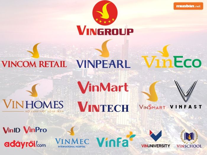 Các lĩnh vực kinh doanh của Vingroup