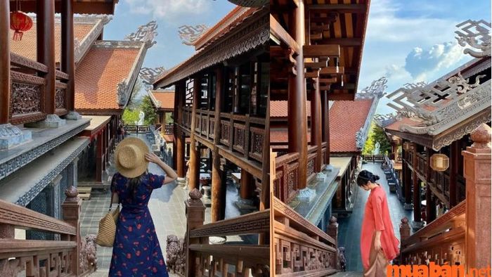 Ảnh check-in tại chùa Sắc Tứ Khải Đoan