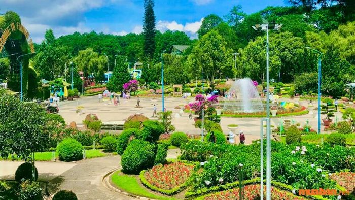 Địa chỉ của vườn hoa Đà Lạt