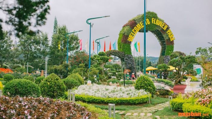 Giá vé tham quan vườn hoa Đà Lạt